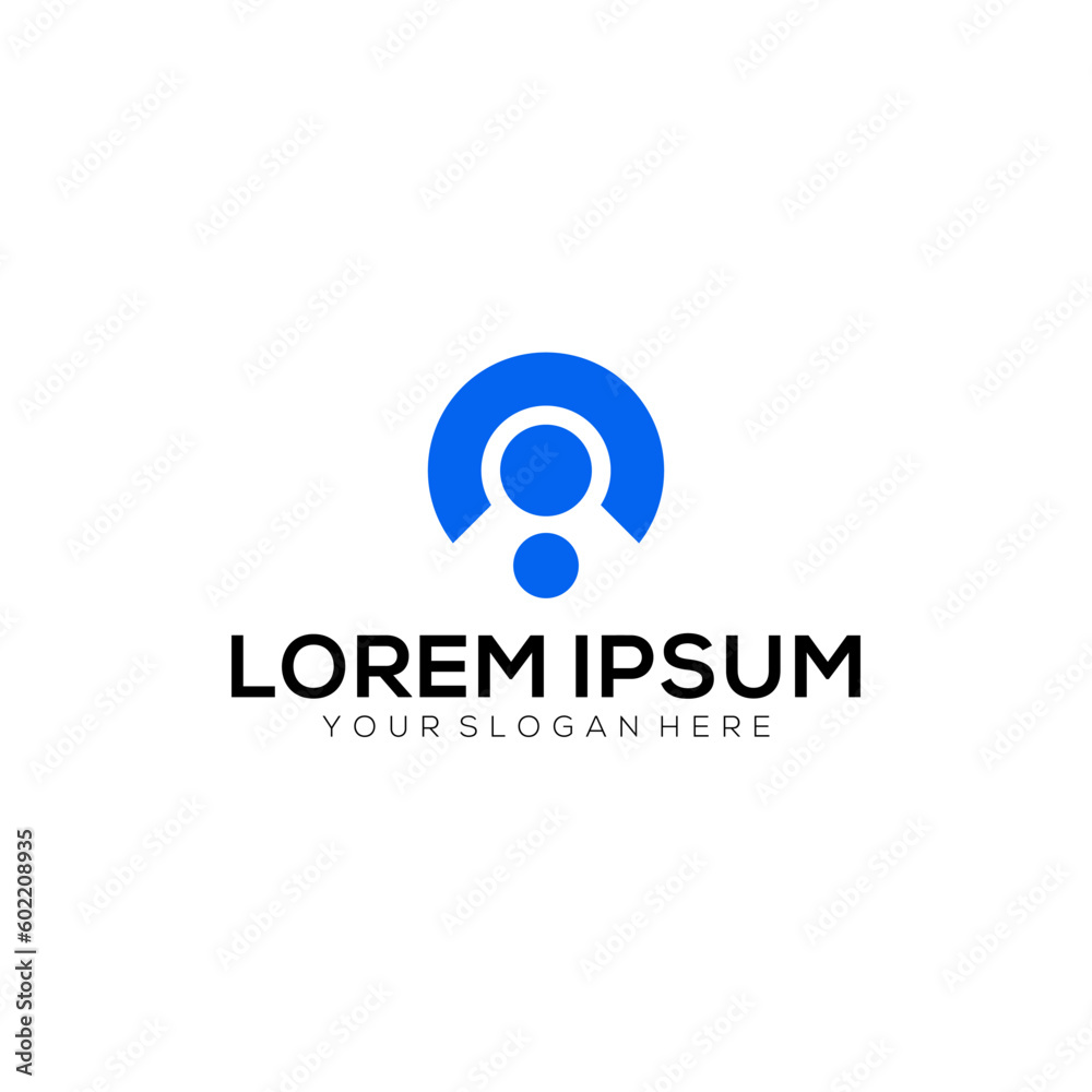 Obraz premium Business logo people modern