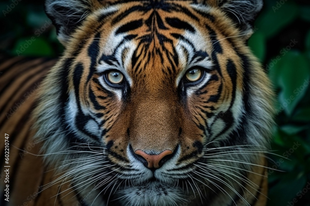 portrait of a tiger Ai Generative
