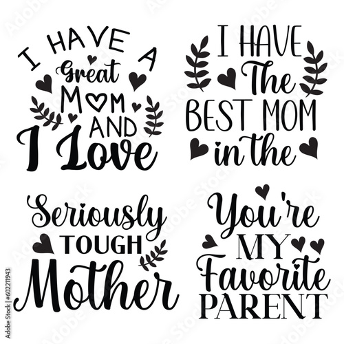Mom t-shirt designs bundle  mother s day quotes typography graphic t shirt collection  Mother s Day T-shirt Design Bundle.