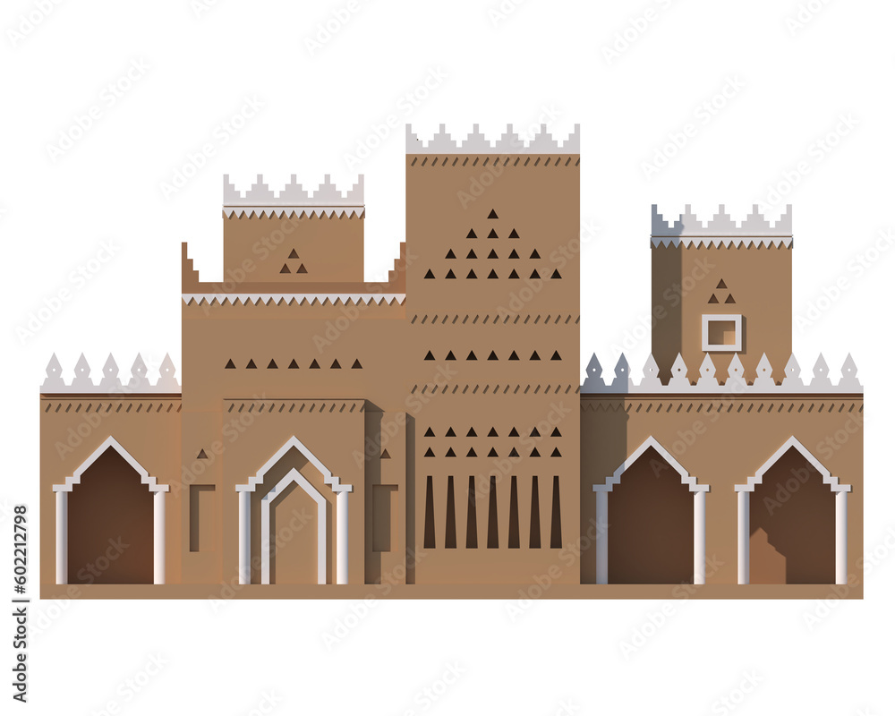 medieval castle in Arab Country