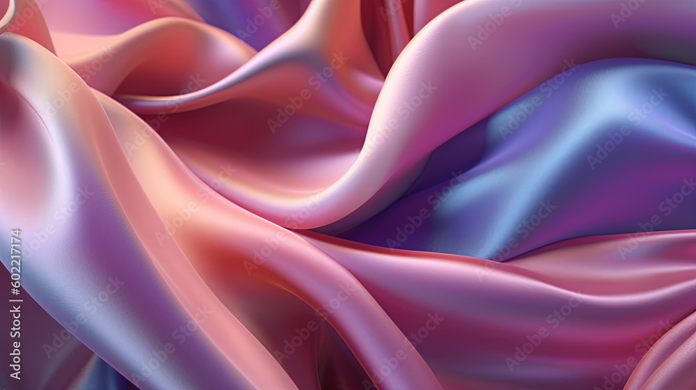 Fototapeta premium Silk fabric pattern