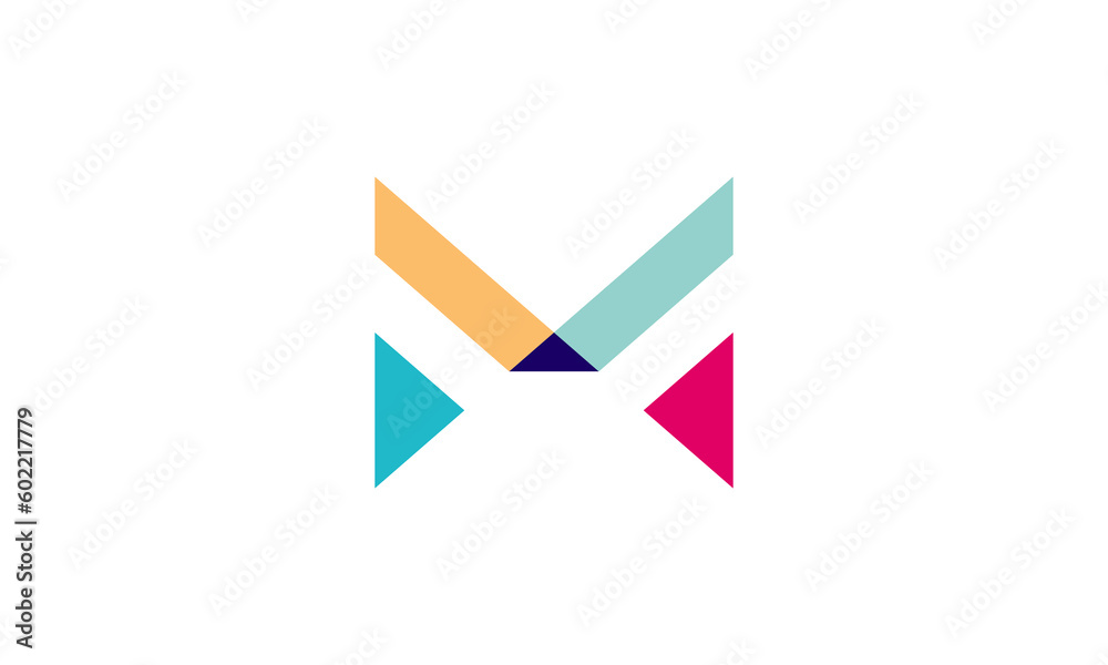 Initial letter M logo vector design Initial letter M logo vector design
