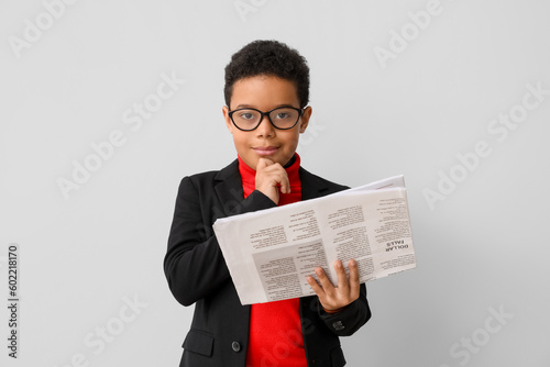 Little African-American boy...