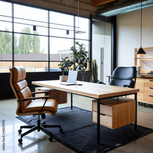 modern co-working spaces   Productive Private Office  Description  a stylish private office that exudes productivity and elegance