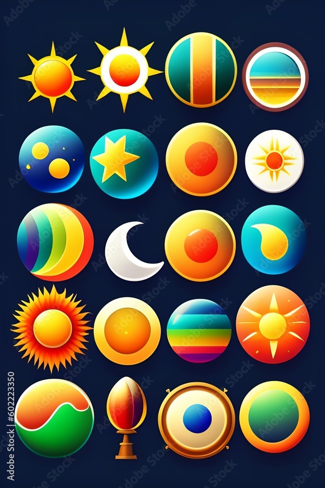 weather icons set weather icons set