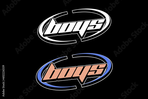 Y2k Vintage logo streetwear graphic design