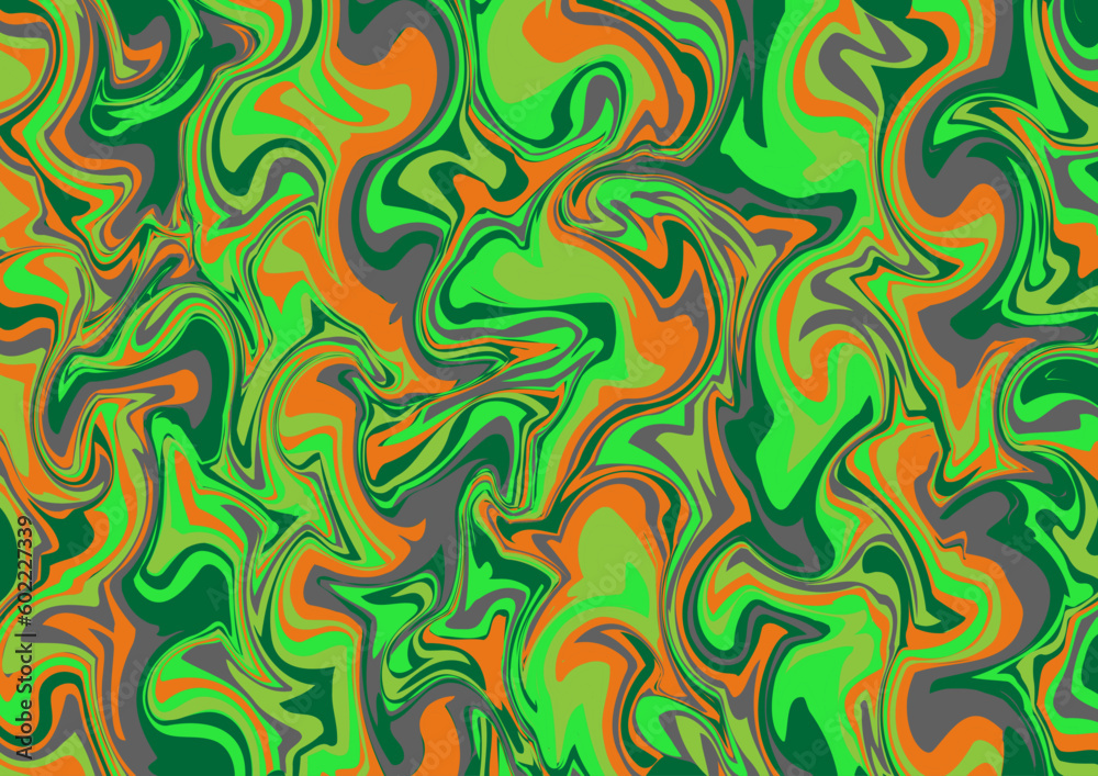 vector geométrico en forma de mármol de colores verdes, fondo de pantalla psicodélica de color verde, vector en forma de mármol verde, 