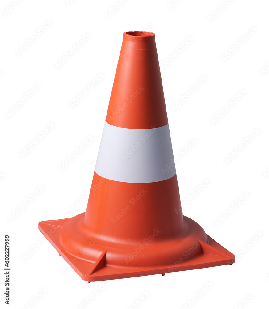 Traffic cone isolated on white background Traffic cone isolated on white background