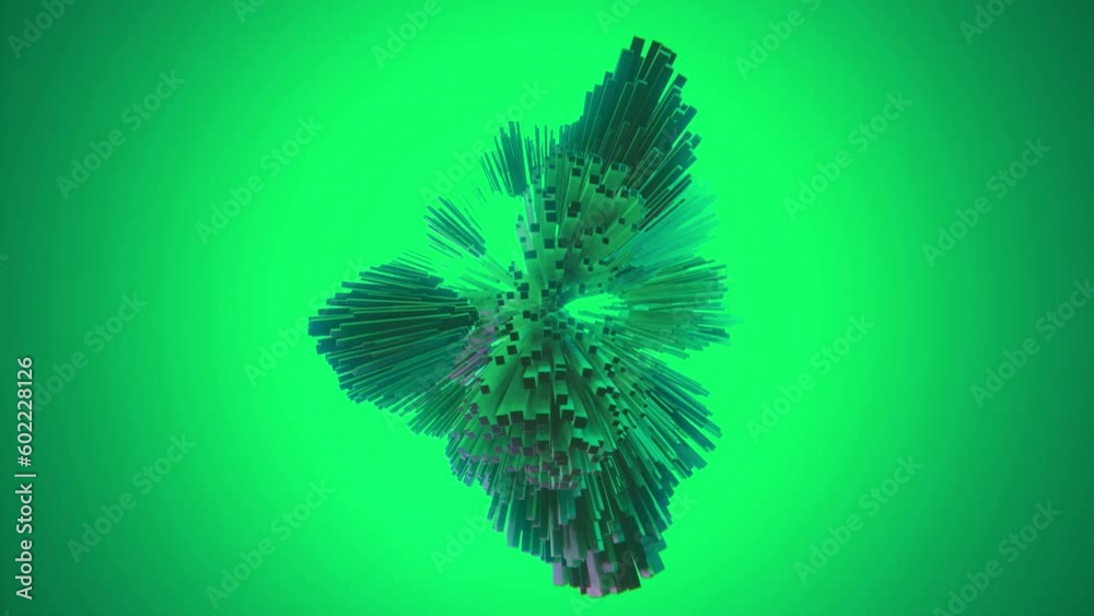 Abstraction wave form for background. Abstract motion, loop, 3d ...