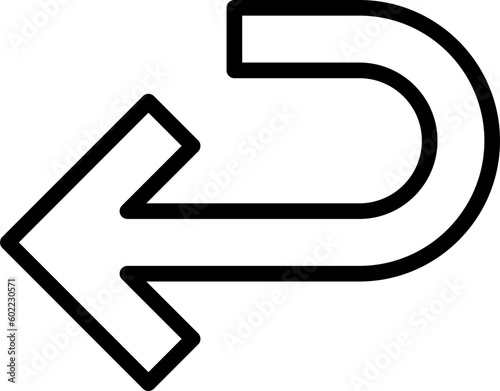 turn left icon
