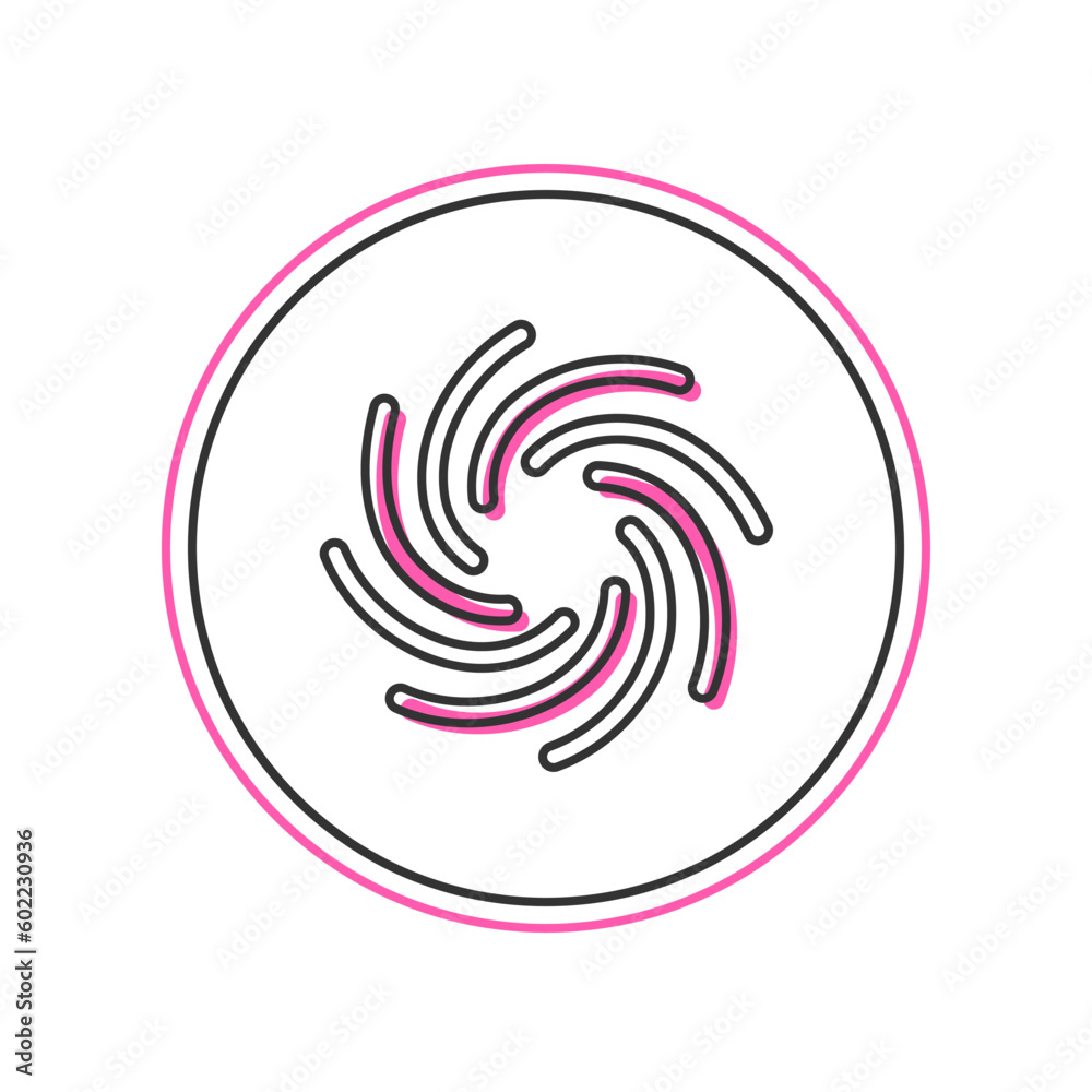 Filled outline Tornado icon isolated on white background. Cyclone, whirlwind, storm funnel, hurricane wind or twister weather icon. Vector Filled outline Tornado icon isolated on white background. Cyclone, whirlwind, storm funnel, hurricane wind or twister weather icon. Vector