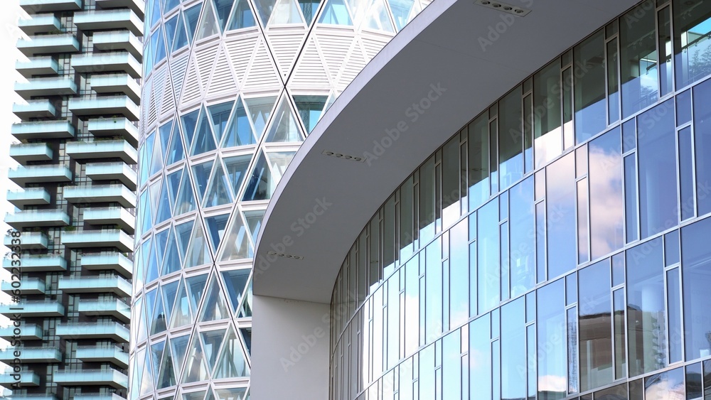 Fototapeta premium Europe, Italy , Milan 2023 - Vertical forest ( bosco verticale ) skyscraper in Garibaldi Gae Aulenti square financial district in downtown of the city - BAM Biblioteca degli alberi