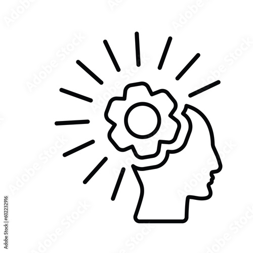 Ability, caliber, capabilities icon. Line, outline symbol.