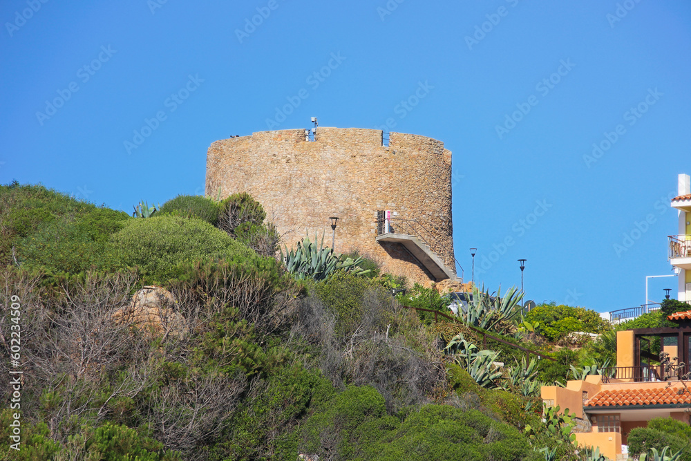 Torre di Longonsardo o Torre Spagnola, Santa Teresa di Gallura, provincia di Sassari, Sardegna, Italia, Europa