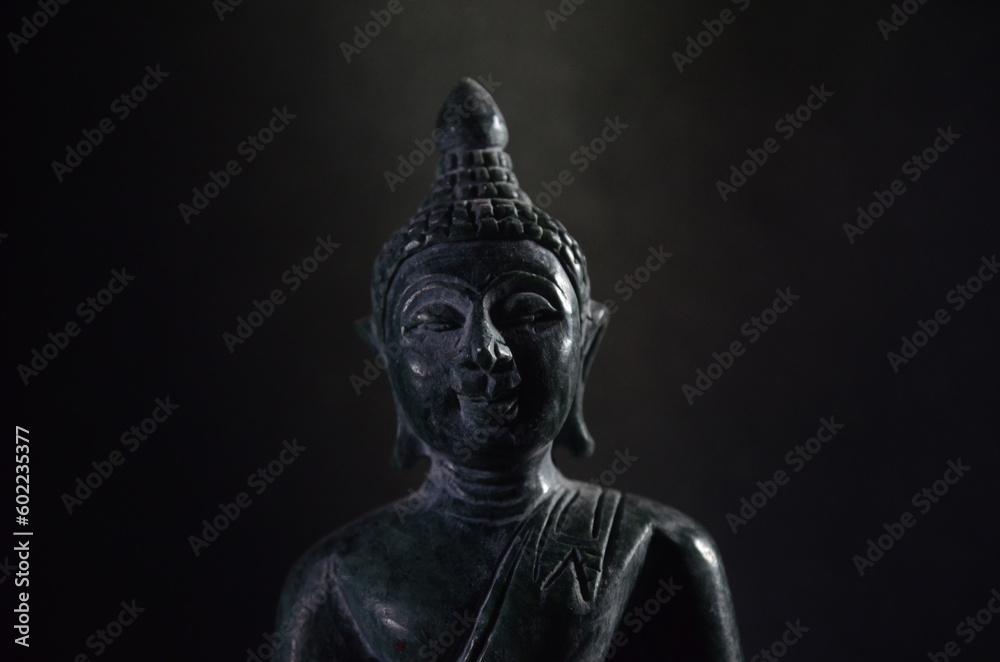green stone buddha. Hand carved stone Buddha from Thailand. green stone buddha. Hand carved stone Buddha from Thailand.