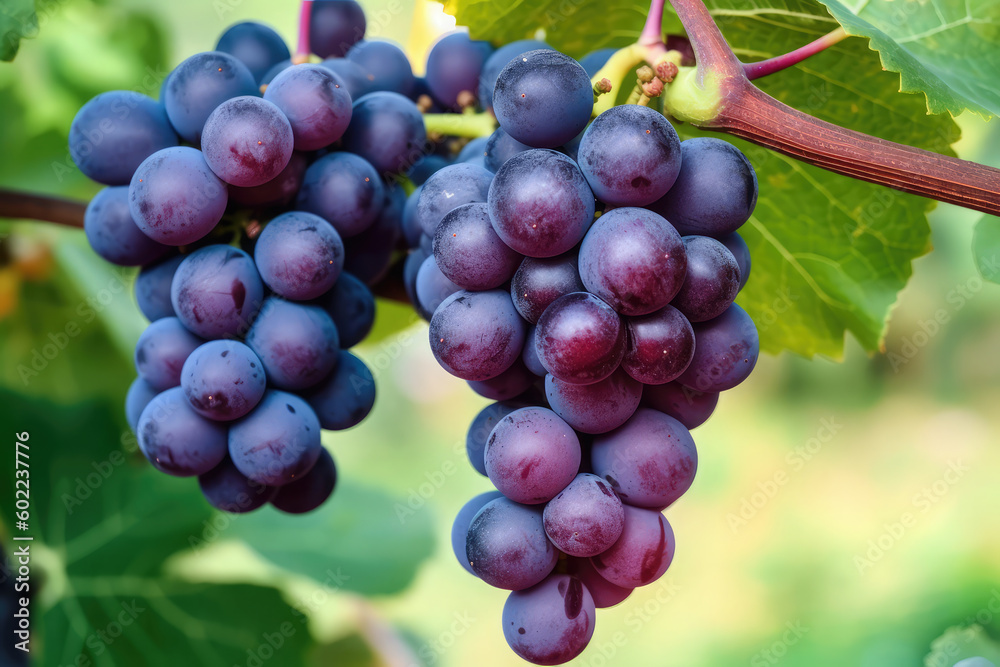 grapes in garden