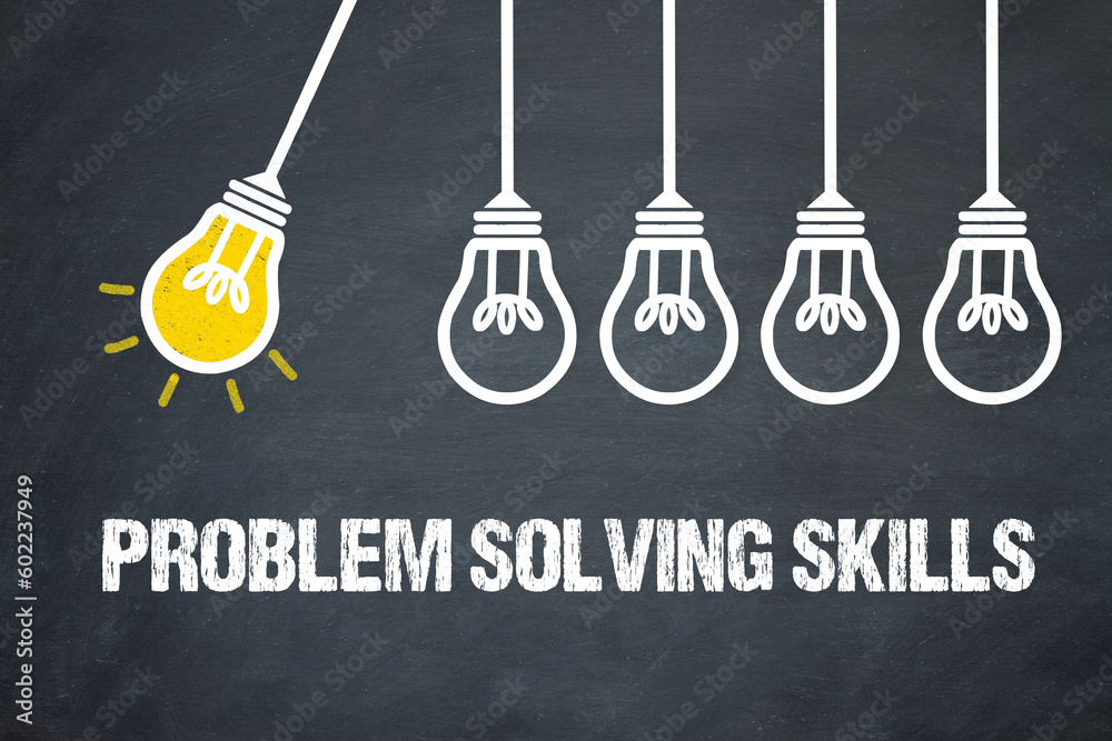Fototapeta premium Problem Solving Skills 