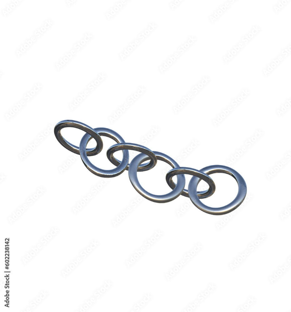 several silver rings silver day 3D vector several silver rings silver day 3D vector