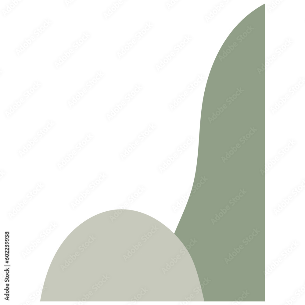 Earth Tone Freeform Organic Shape Corner Earth Tone Freeform Organic Shape Corner