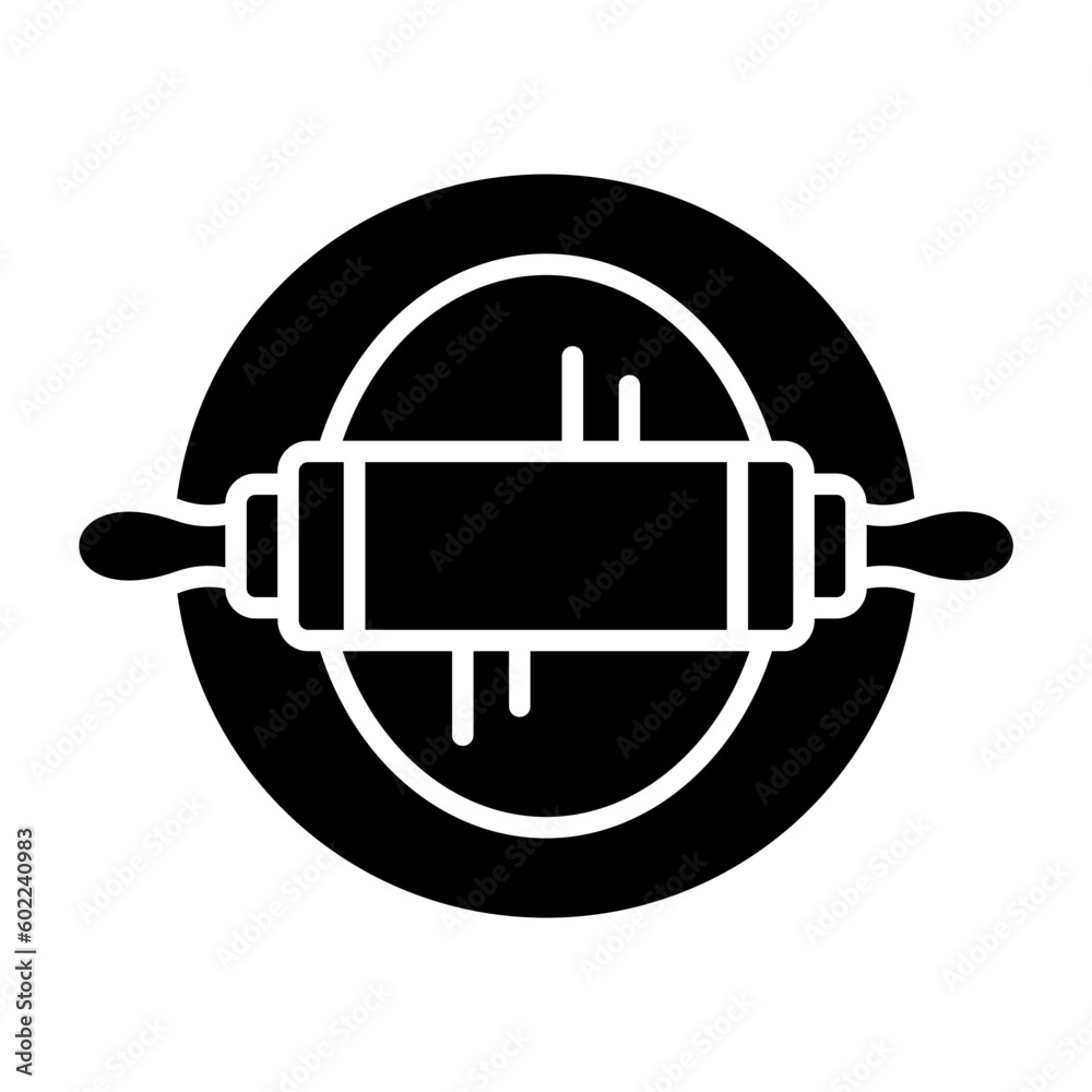 Obraz premium Bake Glyph Icon