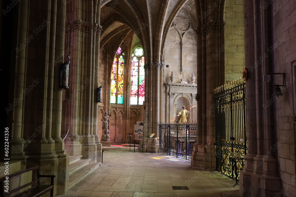 La cathédrale Saint Cyr et Sainte Julitte, ville de Nevers, département de la Nièvre, France