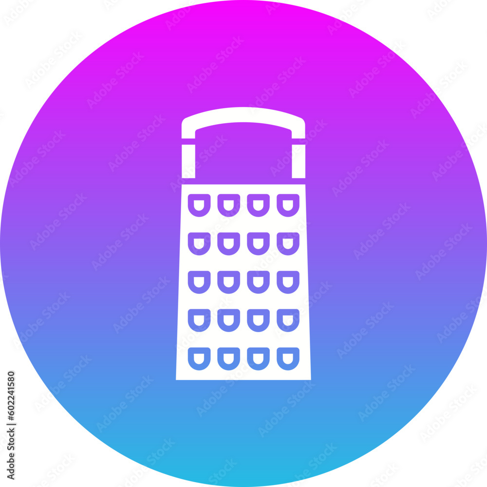 Cheese grater Gradient Circle Glyph Inverted Icon Cheese grater Gradient Circle Glyph Inverted Icon