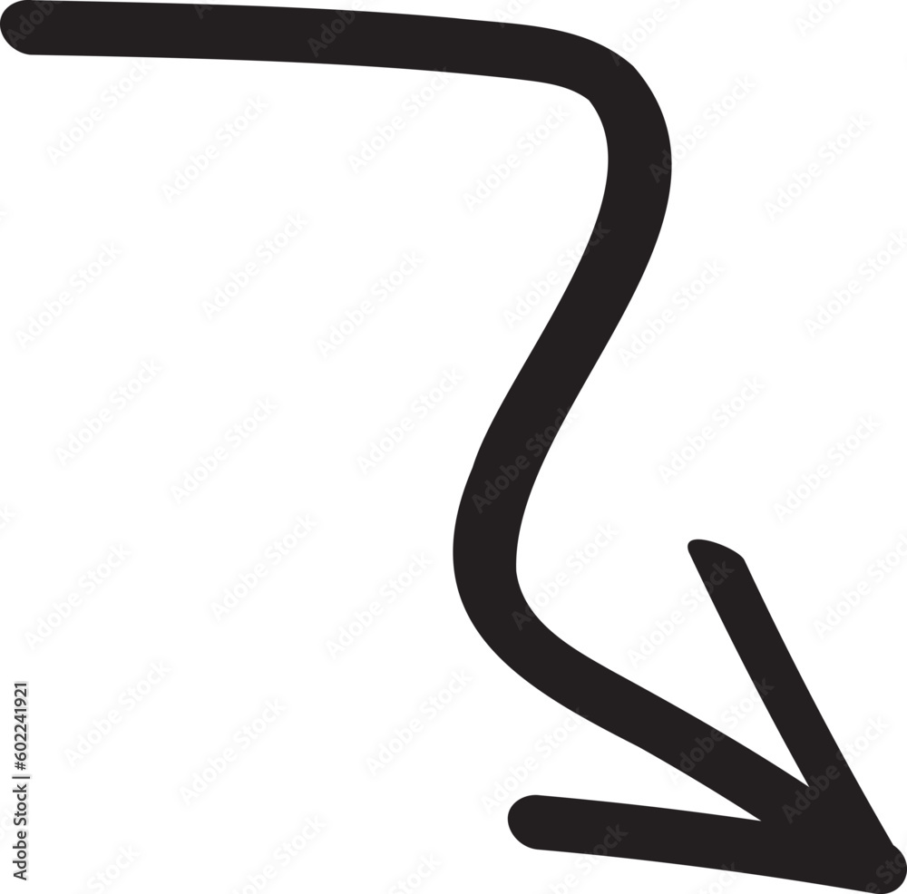 decoration hand drawn arrow illustration. decoration hand drawn arrow illustration.