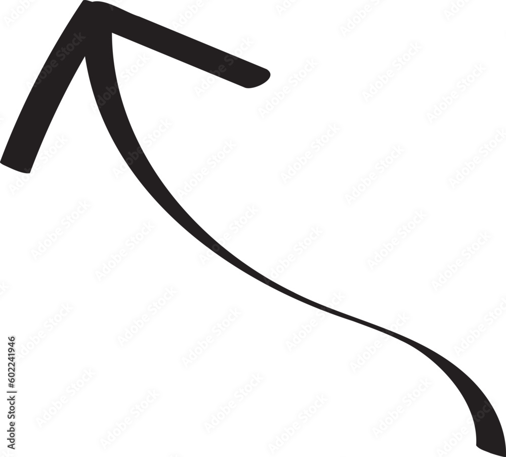 decoration hand drawn arrow illustration. decoration hand drawn arrow illustration.