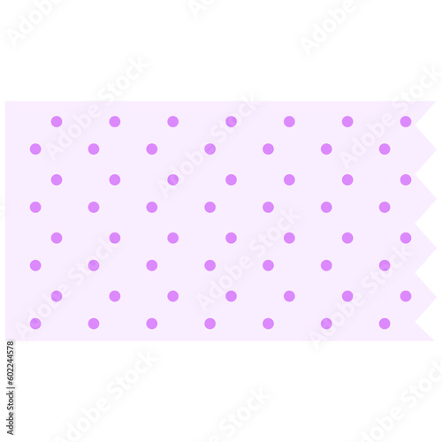 Washi tape with polka dots