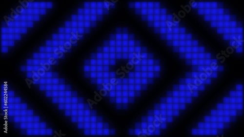 grid boxs led light pattern direction moving.
