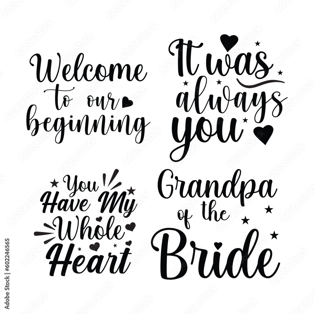 Wedding t-shirt design bundle Wedding t-shirt design bundle