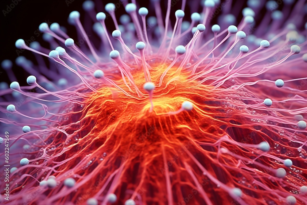 micrograph of west nile virus, enveloped rna virus, generative ai micrograph of west nile virus, enveloped rna virus, generative ai