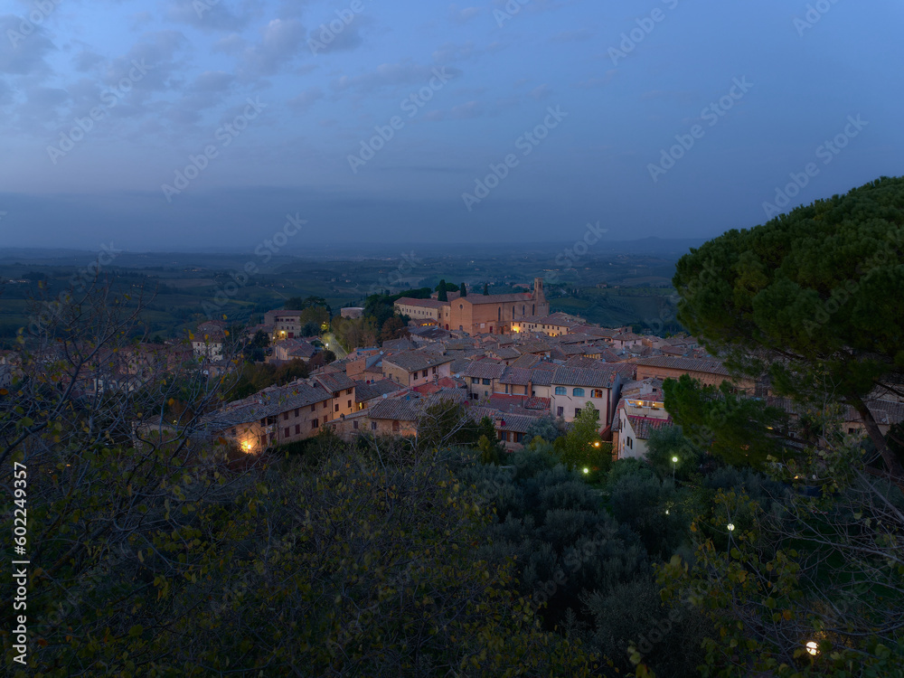 Landscape of San Gimignano, Italy