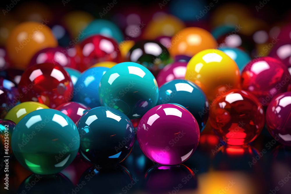 bright colorful balls background -Ai bright colorful balls background -Ai