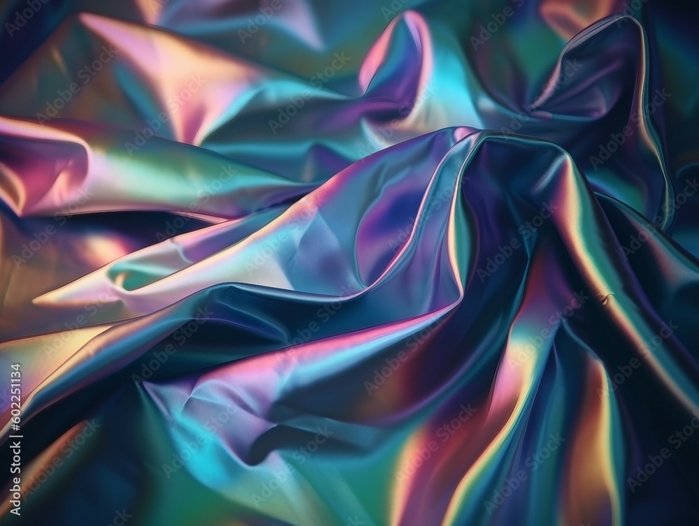 Holographic iridescent surface background. Holographic iridescent surface background.