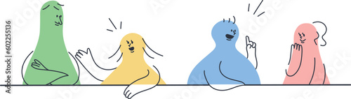 話し合いをする人々