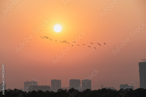 Mumbai during sunset
