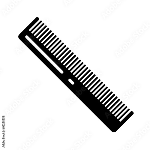 comb isolated on white = vector icon