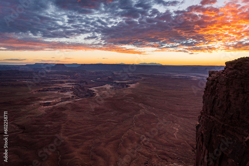 canyon view at canyonlands national park utah