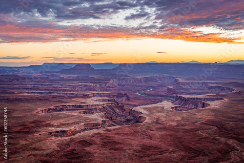 canyon view at canyonlands national park utah during sunset © Denis Feldmann
