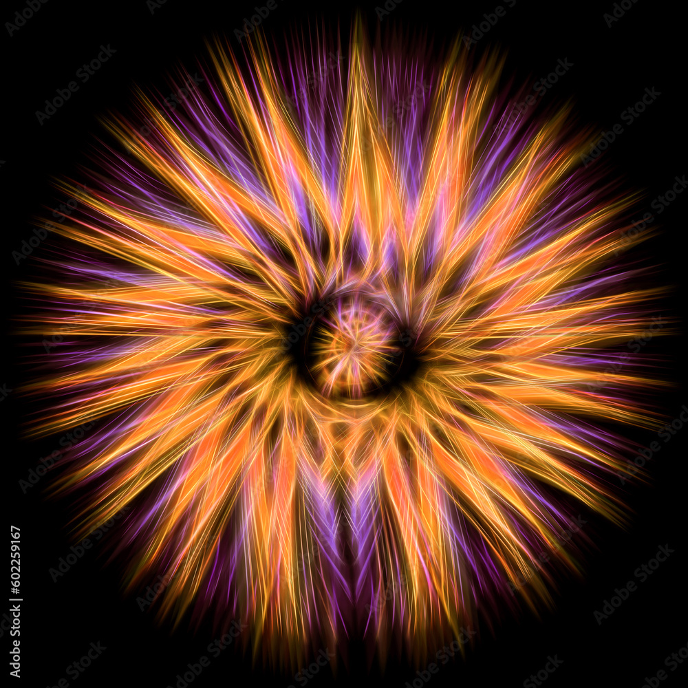 bright intricate patterns and unique creative design on a plain dark background bright intricate patterns and unique creative design on a plain dark background