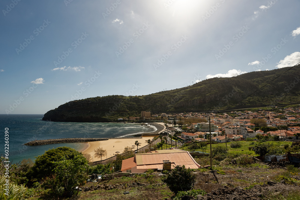 Fototapeta premium Portugal - Madeira - Machico - Praia da Banda Além