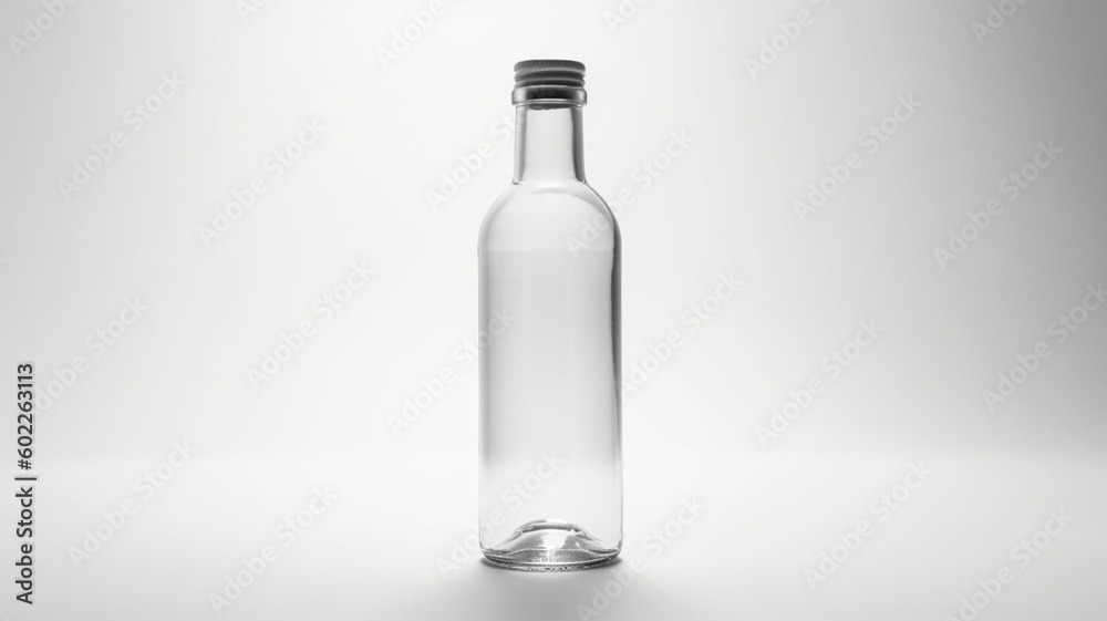 white bottle generative IA white bottle generative IA