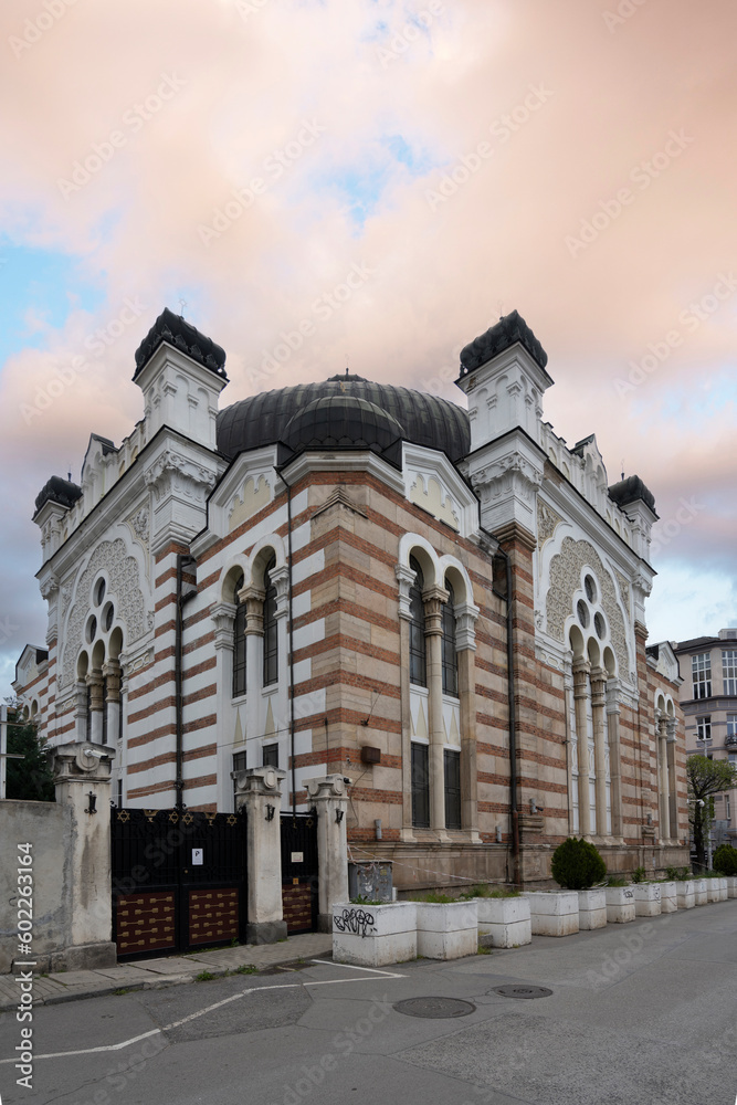 the synagogue of Sofia, Bulgaria