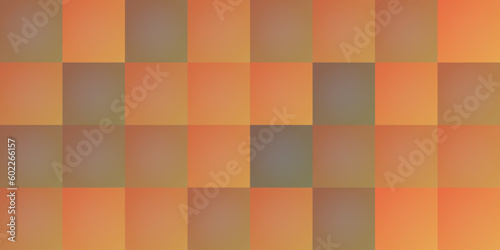 Abstract Tiled Surface Pattern, Squares Colored in Random Shades of Red and Brown - Wide Scale Geometric Mosaic Texture - Generative Art, Vector Background Design