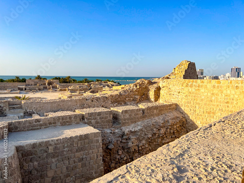 Seaview from Qalat al-Bahrain - Bahrain fort