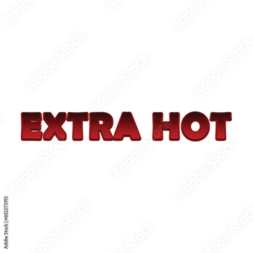Extra hot pepper labels