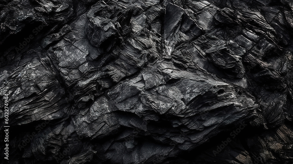 Grey scale shot of the patterns of the beautiful rock formations. Generative Ai Grey scale shot of the patterns of the beautiful rock formations. Generative Ai