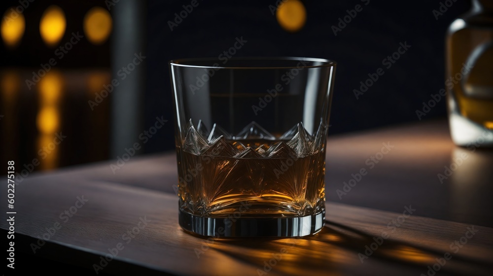 Product photo of glass with whiskey ice Product photo of glass with whiskey ice