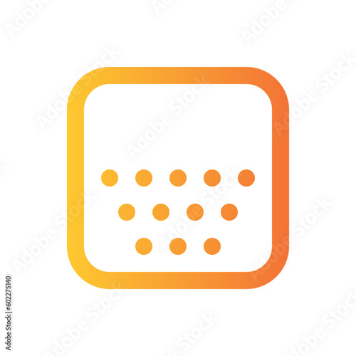 subtitles gradient icon
